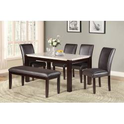 Festus Dining 7PC set (TABLE+6SIDE CHAIRS)